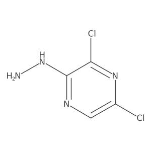 3,5-Dichloro-2-hydrazinylpyrazine Structure