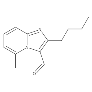 2-Butyl-5-methylimidazo[1,2-a]pyridine-3-carbaldehyde Structure