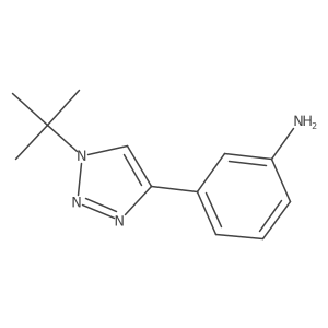 3-(1-tert-butyl-1H-1,2,3-triazol-4-yl)aniline结构式