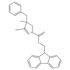 2-benzyl-3-({[(9H-fluoren-9-yl)methoxy]carbonyl}amino)-2-methylpropanoic acid Structure