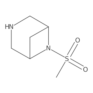6-Methanesulfonyl-3,6-diazabicyclo[3.1.1]heptane Structure