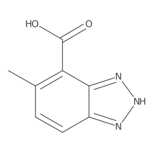 5-methyl-1H-1,2,3-benzotriazole-4-carboxylic acid结构式