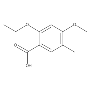 2-Ethoxy-4-methoxy-5-methylbenzoic acid结构式