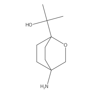 2-(4-Amino-2-oxabicyclo[2.2.2]octan-1-yl)propan-2-ol结构式