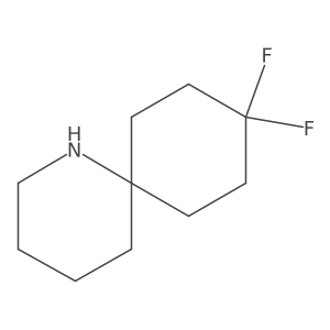 9,9-Difluoro-1-azaspiro[5.5]undecane结构式