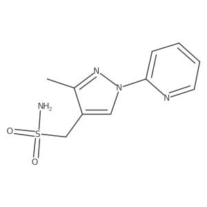 [3-methyl-1-(pyridin-2-yl)-1H-pyrazol-4-yl]methanesulfonamide Structure