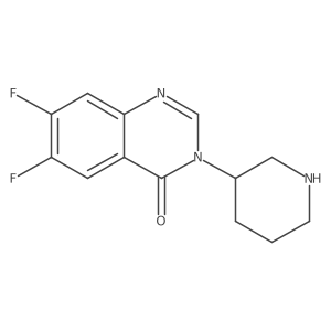 6,7-Difluoro-3-(piperidin-3-yl)-3,4-dihydroquinazolin-4-one Structure