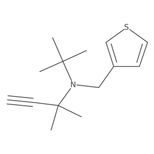 Tert-butyl(2-methylbut-3-yn-2-yl)(thiophen-3-ylmethyl)amine Structure