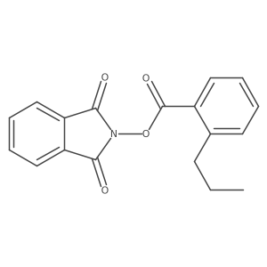 1,3-dioxo-2,3-dihydro-1H-isoindol-2-yl 2-propylbenzoate结构式