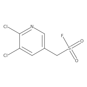 (5,6-Dichloropyridin-3-yl)methanesulfonyl fluoride结构式
