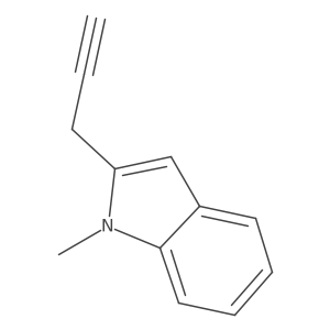 1-methyl-2-(prop-2-yn-1-yl)-1H-indole结构式
