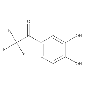 1-(3,4-Dihydroxyphenyl)-2,2,2-trifluoroethan-1-one结构式
