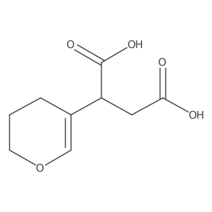2-(3,4-dihydro-2H-pyran-5-yl)butanedioic acid Structure