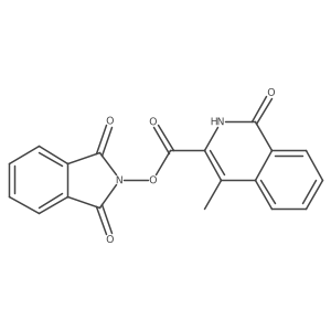 1,3-dioxo-2,3-dihydro-1H-isoindol-2-yl 4-methyl-1-oxo-1,2-dihydroisoquinoline-3-carboxylate Structure
