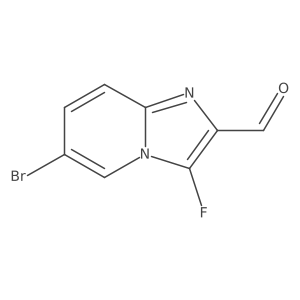 6-Bromo-3-fluoroimidazo[1,2-a]pyridine-2-carbaldehyde结构式