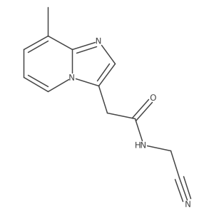 N-(Cyanomethyl)-2-(8-methylimidazo[1,2-a]pyridin-3-yl)acetamide Structure