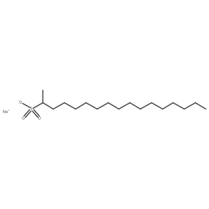Sodium 2-heptadecanesulfonate Structure