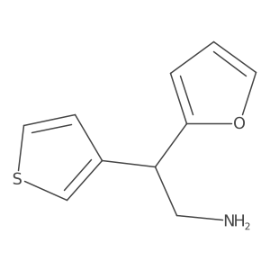 2-(Furan-2-yl)-2-(thiophen-3-yl)ethan-1-amine Structure