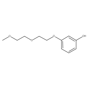 m-[2-(Methoxyethoxy)ethoxy]phenol Structure