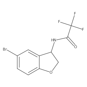 (S)-N-(5-Bromo-2,3-dihydrobenzofuran-3-YL)-2,2,2-trifluoroacetamide Structure