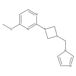 2-{3-[(1H-imidazol-1-yl)methyl]azetidin-1-yl}-4-methoxypyrimidine Structure