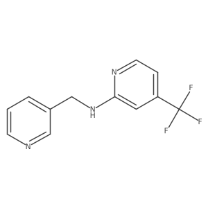 N-[(pyridin-3-yl)methyl]-4-(trifluoromethyl)pyridin-2-amine Structure