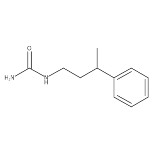 (3-Phenylbutyl)urea Structure