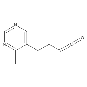 5-(2-Isocyanatoethyl)-4-methylpyrimidine结构式