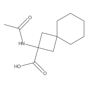 2-Acetamidospiro[3.5]nonane-2-carboxylic acid Structure