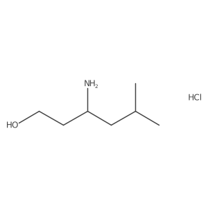 (R)-3-Amino-5-methylhexan-1-ol hydrochloride Structure