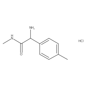 2-amino-N-methyl-2-(4-methylphenyl)acetamidehydrochloride Structure