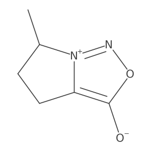 (6R)-6-methyl-5,6-dihydro-4H-pyrrolo[1,2-c]oxadiazol-7-ium-3-olate Structure