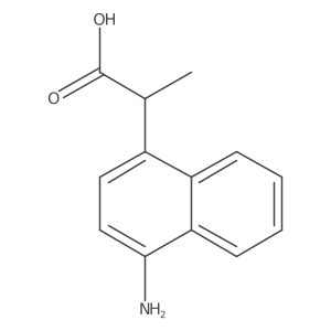 2-(4-Aminonaphthalen-1-yl)propanoic acid结构式