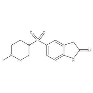 5-((4-Methylpiperazin-1-yl)sulfonyl)indolin-2-one Structure