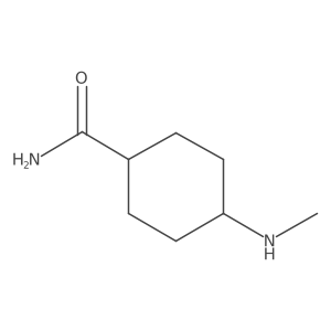Rel-(1r,4r)-4-(methylamino)cyclohexane-1-carboxamide Structure
