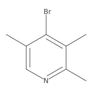 4-Bromo-2,3,5-trimethylpyridine Structure