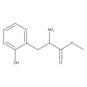 Methyl (R)-2-amino-3-(2-hydroxyphenyl)propanoate Structure