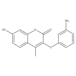 3-(3-Aminophenoxy)-7-hydroxy-4-methyl-2-oxo-2h-1-benzopyran Structure