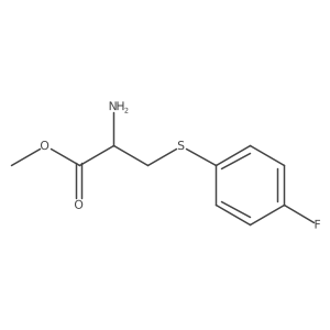 methyl S-(4-fluorophenyl)cysteinate Structure