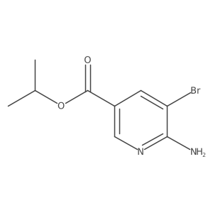 Isopropyl 6-amino-5-bromonicotinate Structure