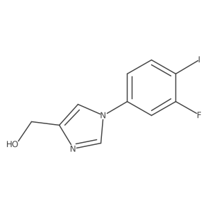 (1-(3-fluoro-4-iodophenyl)-1H-imidazol-4-yl)methanol Structure