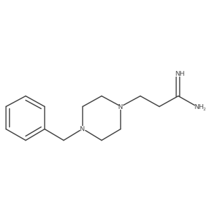 3-(4-Benzylpiperazin-1-yl)propanimidamide结构式