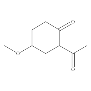 2-Acetyl-4-methoxycyclohexanone Structure