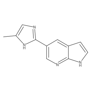 5-(5-methyl-1H-imidazol-2-yl)-1H-pyrrolo[2,3-b]pyridine Structure