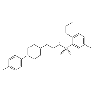 2-ethoxy-N-(2-(4-(4-fluorophenyl)piperazin-1-yl)ethyl)-5-methylbenzenesulfonamide Structure