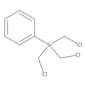 [Tris(chloromethyl)silyl]benzene结构式