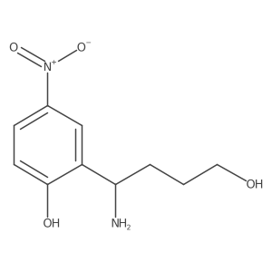 (I R)-I-Amino-2-hydroxy-5-nitrobenzenebutanol Structure