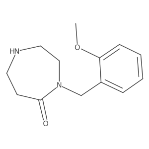 4-(2-Methoxybenzyl)-1,4-diazepan-5-one Structure