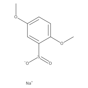 2,5-Dimethoxybenzenesulfinic acid sodium salt Structure