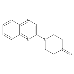 1-(Quinoxalin-2-yl)piperidin-4-one结构式